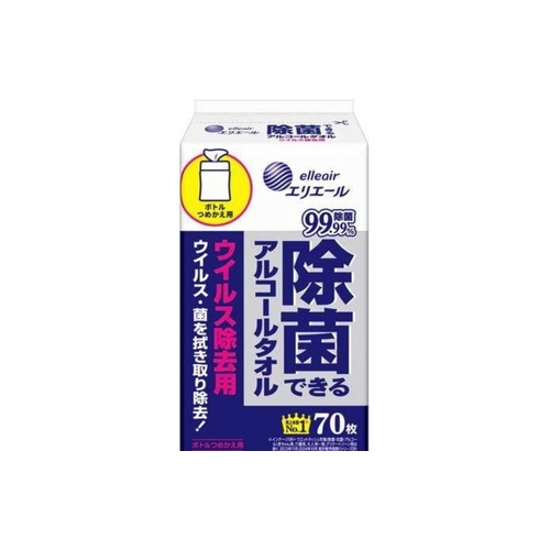 Ｅ除菌アルコールタオル ウイルス除去替７０
