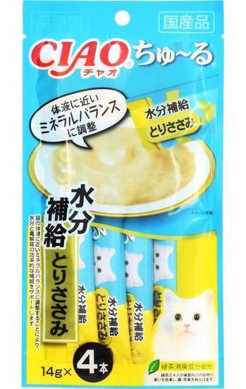 ちゅーる　水分補給とりささみ ４本