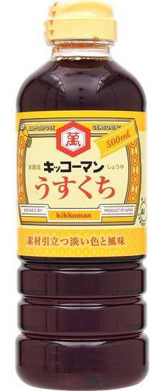 うすくちしょうゆ ５００ＭＬ
