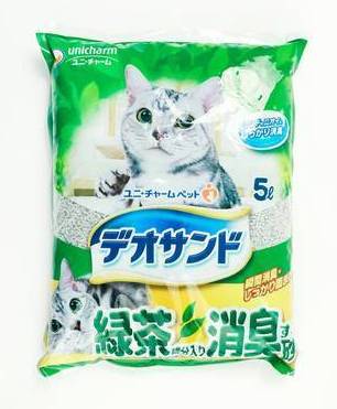 デオサンド消臭する砂 ５Ｌ　緑茶